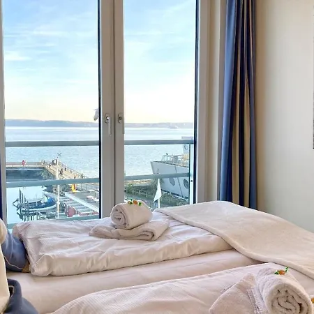 Apartmenthaus Hafenspitze Ap 25, Pier 25, Blickrichtung Offene Seestrand