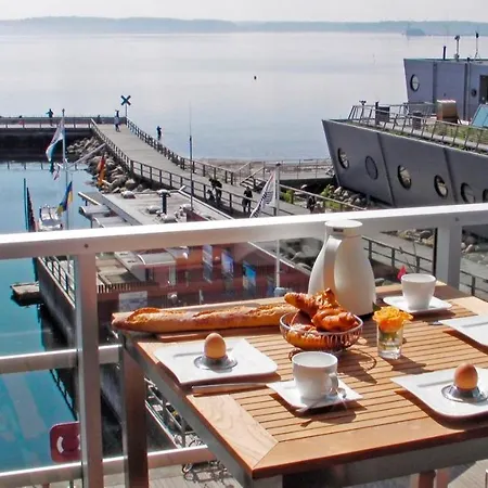Apartmenthaus Hafenspitze Ap 25, Pier 25, Blickrichtung Offene Seestrand Apartamento Eckernförde
