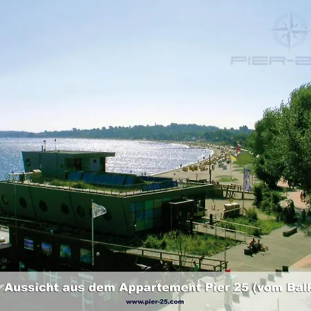 Apartamento Apartmenthaus Hafenspitze Ap 25, Pier 25, Blickrichtung Offene Seestrand Eckernförde